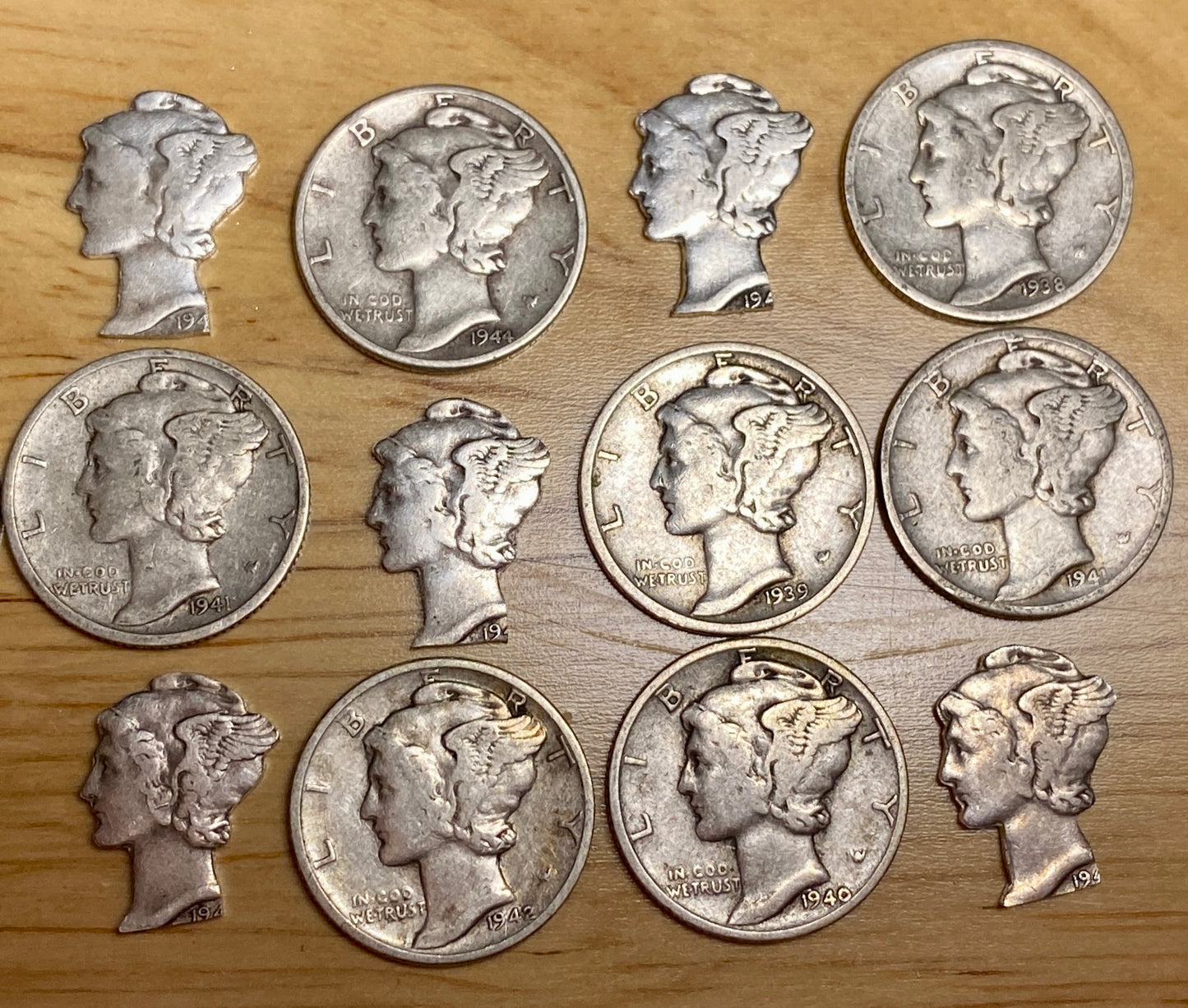 Any Size Mercury Dime Ring