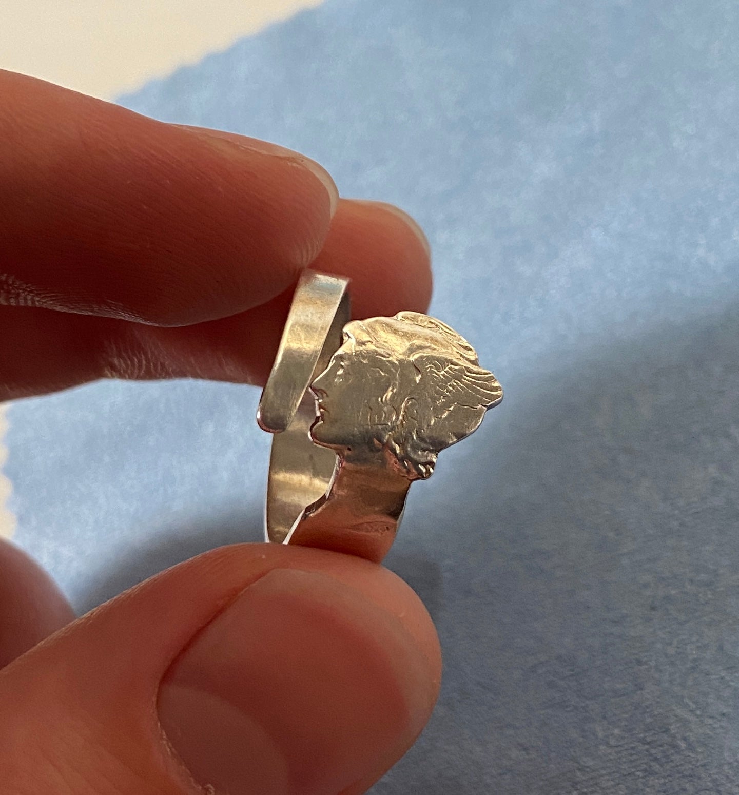 Mercury Dime Ring Size 7